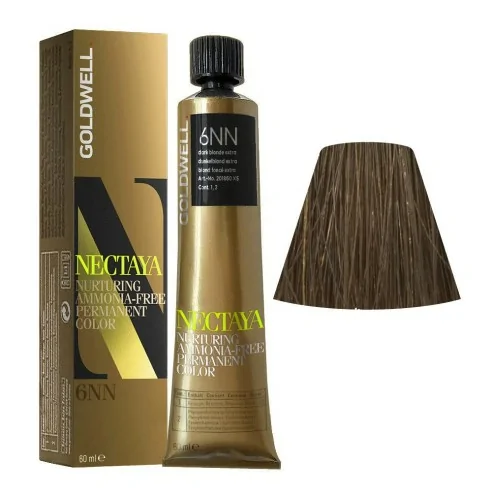 Goldwell - Tinte Nectaya Naturals TB 6NN Castaño Oscuro Intenso 60 ml