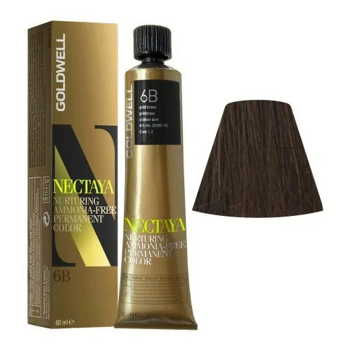 Goldwell - Tinte Nectaya Warm Browns TB 6B Castaño Dorado 60 ml