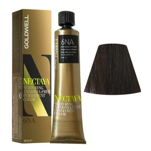 Goldwell - Tinte Nectaya Cool Browns TB 6NA Rubio Ceniza Natural Oscuro 60 ml