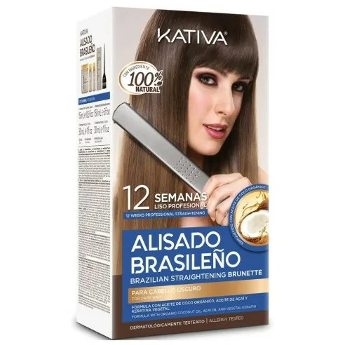 Kativa - Alisado Brasileño Para Cabello Oscuro