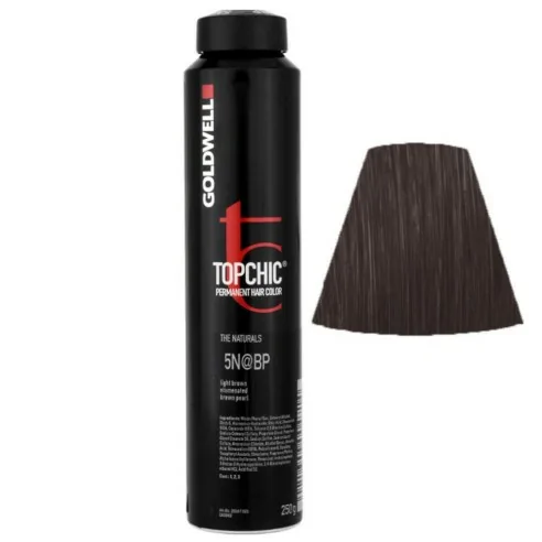 Goldwell - Topchic 5N@BP Marrón Claro Brillante | Marrón Perla 250 ml