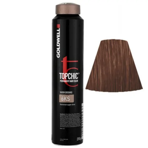 Goldwell - Topchic 6KS Cobre Plata Oscuro 250 ml