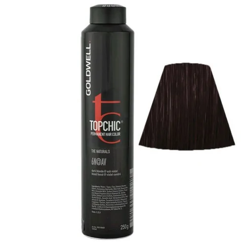 Goldwell - Topchic 6N@AV Rubio Oscuro | Violeta Ceniza 250 ml