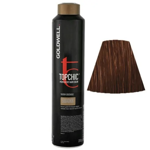 Goldwell - Topchic 5BG@KK Marrón Dorado | Plomizo Intenso 250 ml