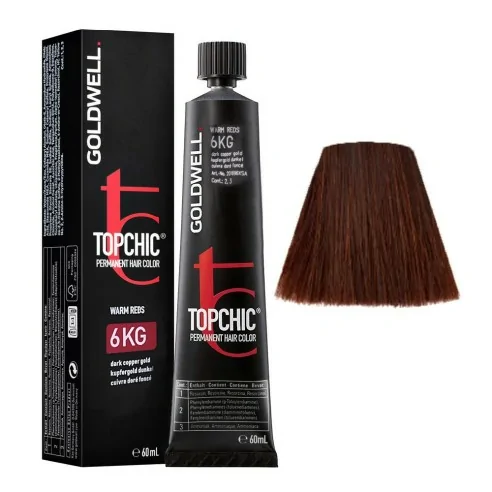 Goldwell - Topchic 6KG Cobre Dorado Oscuro 60 ml