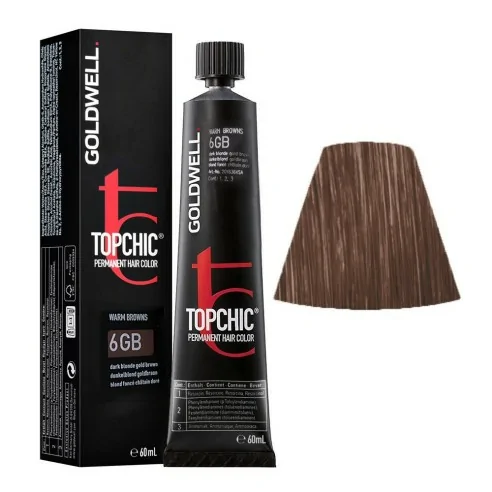 Goldwell - Topchic 6GB Rubio Oscuro | Castaño Dorado 60 ml