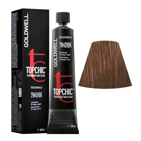 Goldwell - Topchic 7N@BK Rubio Medio | Cobre Beige 60 ml