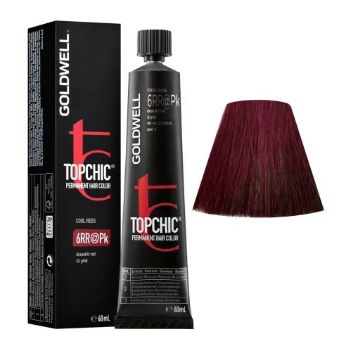 Goldwell - Topchic 6RR@PK Rojo Pasión | Rosa 60 ml