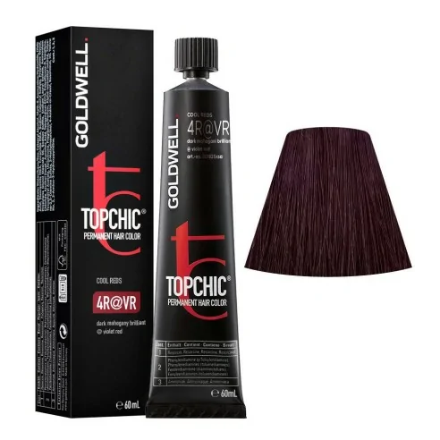 Goldwell - Topchic 4R@VR Caoba Oscuro Brillante | Rojo Violeta 60 ml