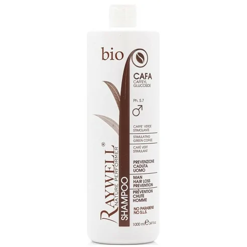 Raywell - Champú Bio Nature Cafa Anti-Caída Hombre 1000 ml