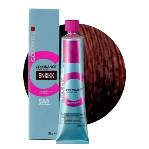 Goldwell - Tinte Colorance 6N@KK Rubio Oscuro Iluminado Cobre Intenso 60 ml