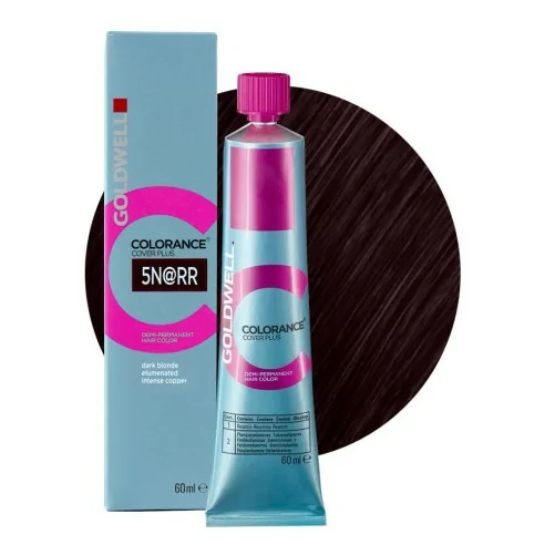 Goldwell - Tinte Colorance 5N@RR Marrón Claro Iluminado Rojo Brillante 60 ml