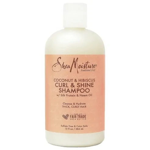 Shea Moisture - Champú Coconut & Hibiscus Curl & Shine 384 ml