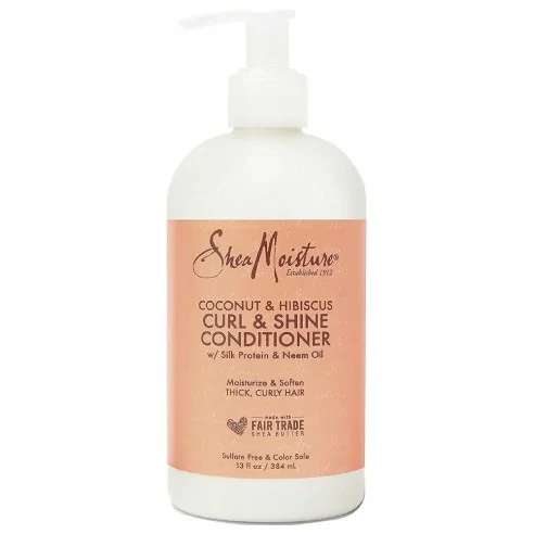 Shea Moisture - Acondicionador Coconut & Hibiscus Curl & Shine 384 ml