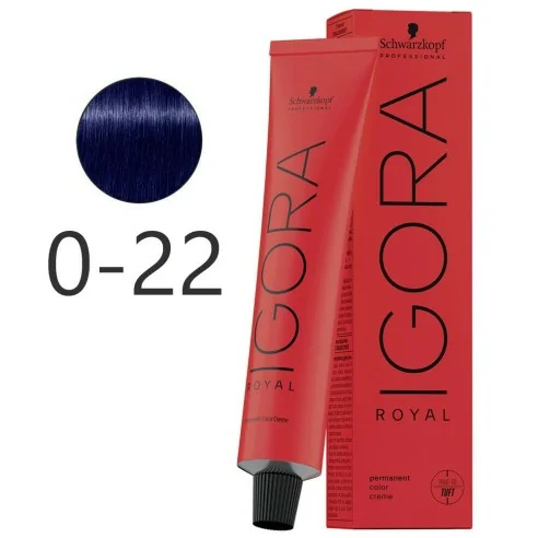 Schwarzkopf - Tinte Neutralizador Igora Royal 0-22 Concentrado Antinaranja 60 ml