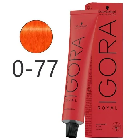 Schwarzkopf - Tinte Neutralizador Igora Royal 0-77 Concentrado Cobrizo 60 ml