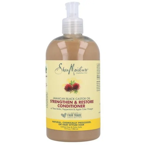 Shea Moisture - Acondicionador Fortificante Reparador Jamaican Black Castor Oil 384 ml