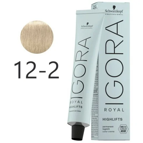 Schwarzkopf - Tinte Superaclarante Igora Royal Highlifts 12-2 Superaclarante Humo 60 ml