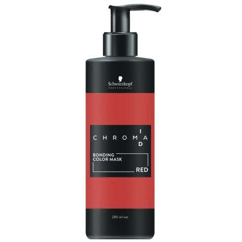 Schwarzkopf - Mascarilla de Color Rojo Chroma ID Bonding Color Mask Red Rouge 280 ml