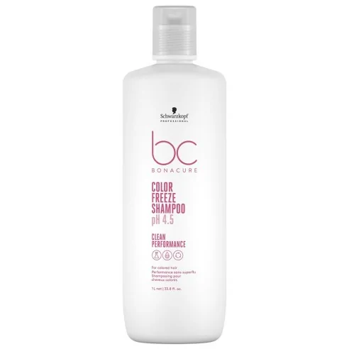 Schwarzkopf - Champú para Cabello Teñido ph 4.5 BC Bonacure Color Freeze 1000 ml