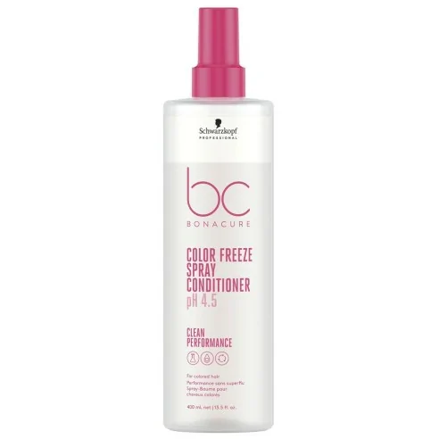 Schwarzkopf - Spray Acondicionador para Cabello Teñido ph 4.5 BC Bonacure Color Freeze 400 ml