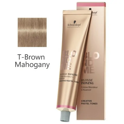 Schwarzkopf - Crema Matizadora BlondMe T-Brown Mahogany 60 ml