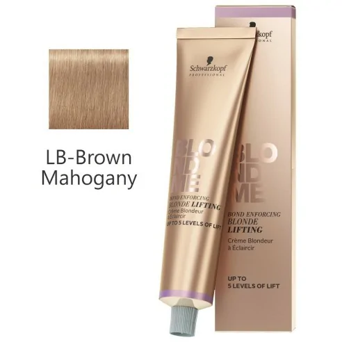 Schwarzkopf - Crema Aclarante y Tonalizante BlondMe LB-Brown Mahogany 60 ml