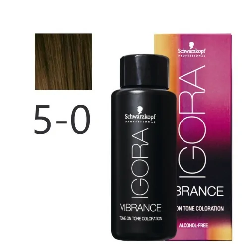 Schwarzkopf - Tonalizador Igora Vibrance 5-0 Castaño Claro Natural 60 ml