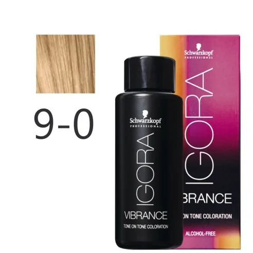 Schwarzkopf - Tonalizador Igora Vibrance 9-0 Rubio Muy Claro Natural 60 ml