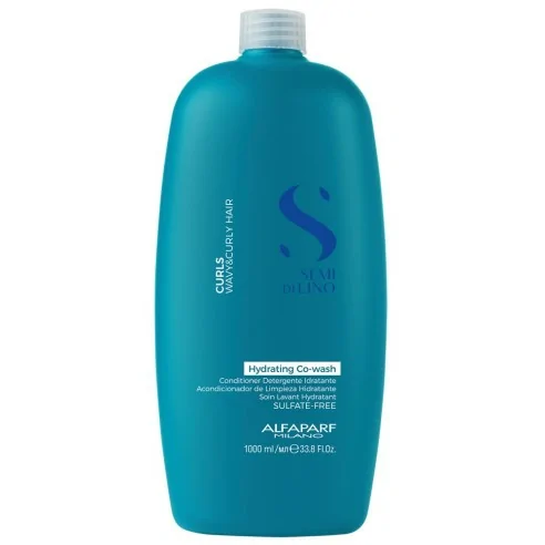 Alfaparf - Champú en Crema para Rizos Semi di Lino Curls Hydrating Co-Wash 1000 ml