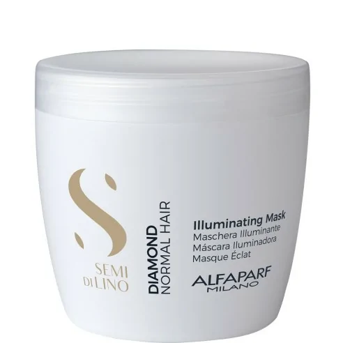 Alfaparf - Máscara Iluminadora Semi di Lino Diamond Máscara Iluminadora 500 ml