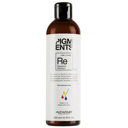 Alfaparf - Champú Reparativo Pigments Reparative Shampoo 200 ml