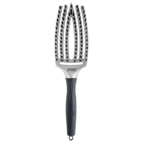 Olivia Garden - Cepillo Fingerbrush Trinity Edition Purity White Gold Combo - 1 Unidad