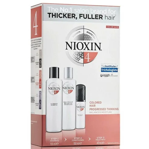 Nioxin - Tratamiento Revitalizante Cabello Teñido Trial Kit System 4