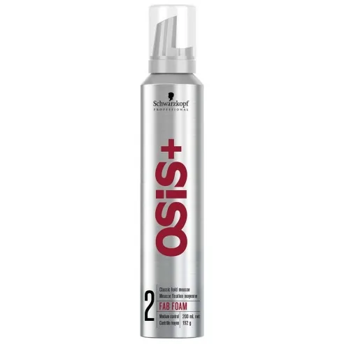 Schwarzkopf - Mousse de Fijación Media OSIS+ Fab Foam Classic Hold Mousse 200 ml