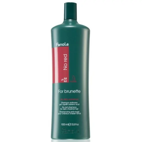 Fanola - Senza Shampoo Rosso per Brunette 1000 ml