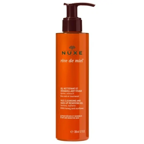 Nuxe - Gel Limpiador y Desmaquillante Rêve de Miel 200 ml