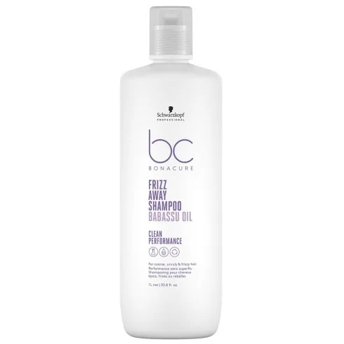 Schwarzkopf - Champú Antiencrespamiento BC Bonacure Clean Frizz Away 1000 ml