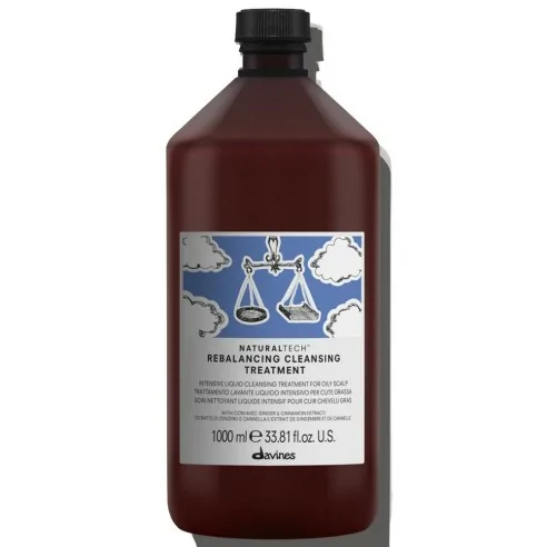 Davines - Tratamiento Limpiador Antigrasa NaturalTech Rebalancing 1000 ml