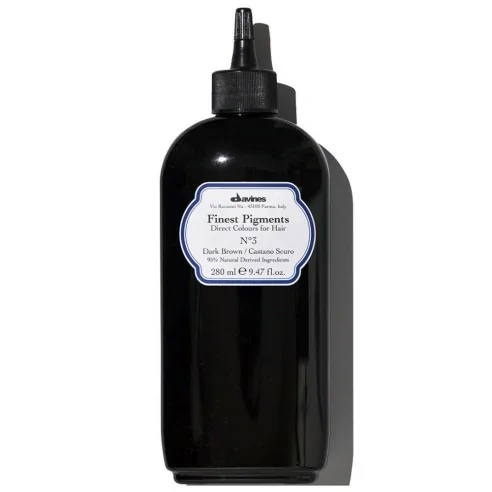 Davines - Gel de Coloración Castaño Oscuro Finest Pigments Nº3 Dark Brown 280 ml