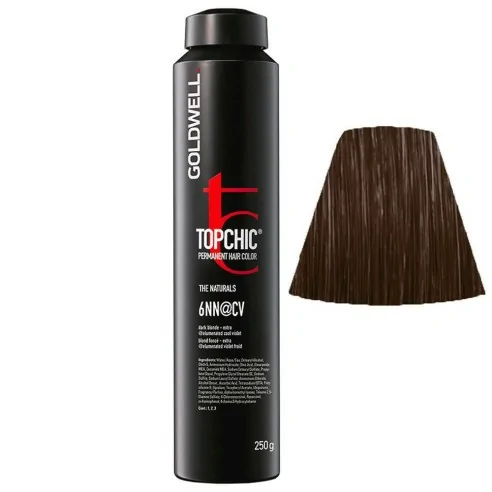 Goldwell - Topchic 6NN@CV Extra Dark Blonde | Luz Violeta 250 ml