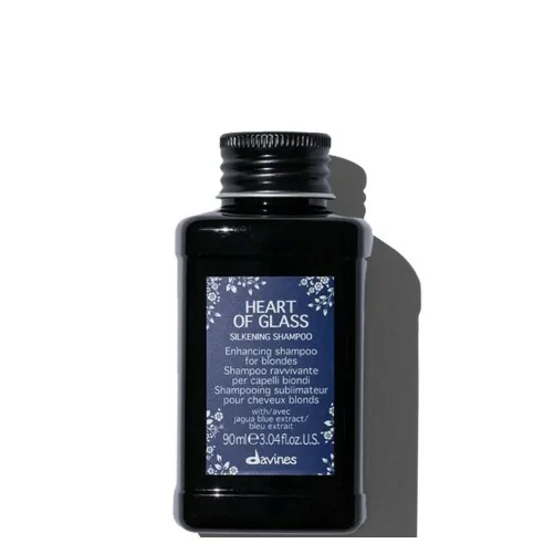 Davines - Champú Sedoso para Cabellos Rubios Heart of Glass Silkening 90 ml