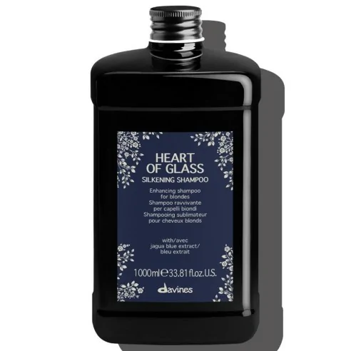 Davines - Champú Sedoso para Cabellos Rubios Heart of Glass Silkening 250 ml