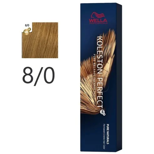 Wella - Crema Permanente Koleston PerfectMe+ 8/0 Rubio Claro 60 ml