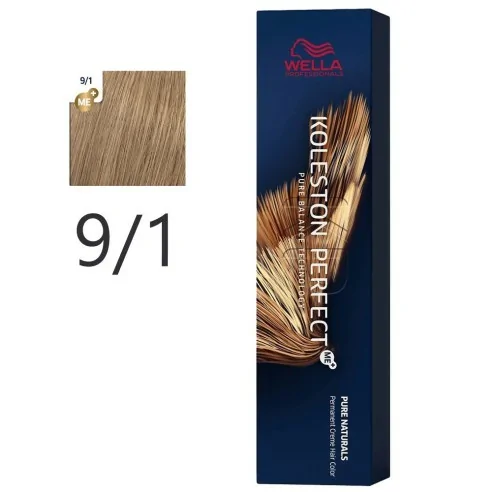 Wella - Koleston PerfectMe+ 9/1 Very Light Ash Permanent Cream 60 ml