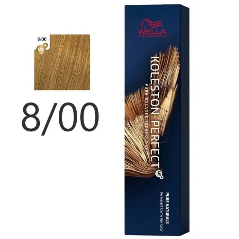 Wella - Koleston PerfectMe+ 8/00 Crema Permanente Bionda Intensa Luce Naturale 60 ml