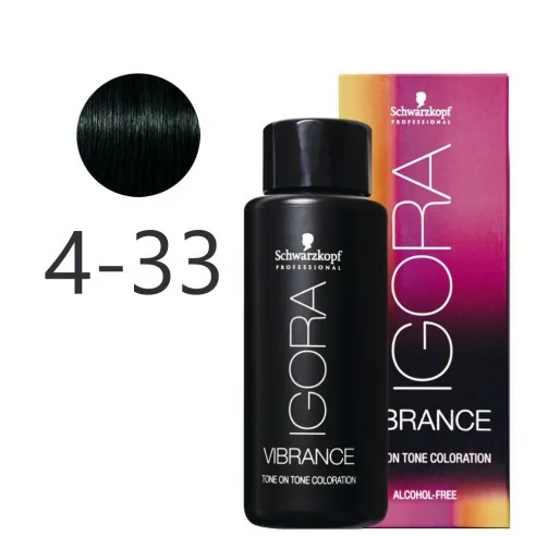 Schwarzkopf - Tonalizador Igora Vibrance 4-33 Castaño Medio Mate Extra 60 ml