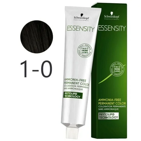 Schwarzkopf - Tinte Permanente Sin Amoniaco Essensity 1-0 Negro Natural 60 ml