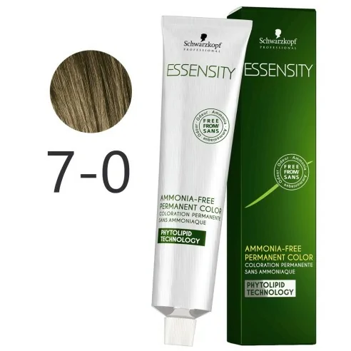 Schwarzkopf - Tinte Permanente Sin Amoniaco Essensity 7-0 Rubio Medio Natural 60 ml