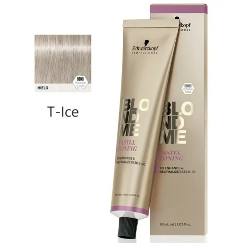 Schwarzkopf - Crema Matizadora Pastel BlondMe T-Ice 60 ml